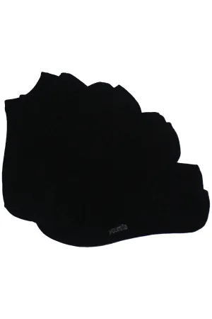 YM02 60 Pairs Shoe Size 9–12, Low-Cut Breathable Design, 4-Pair Bundles, Made in Korea Cotton Sneaker Socks