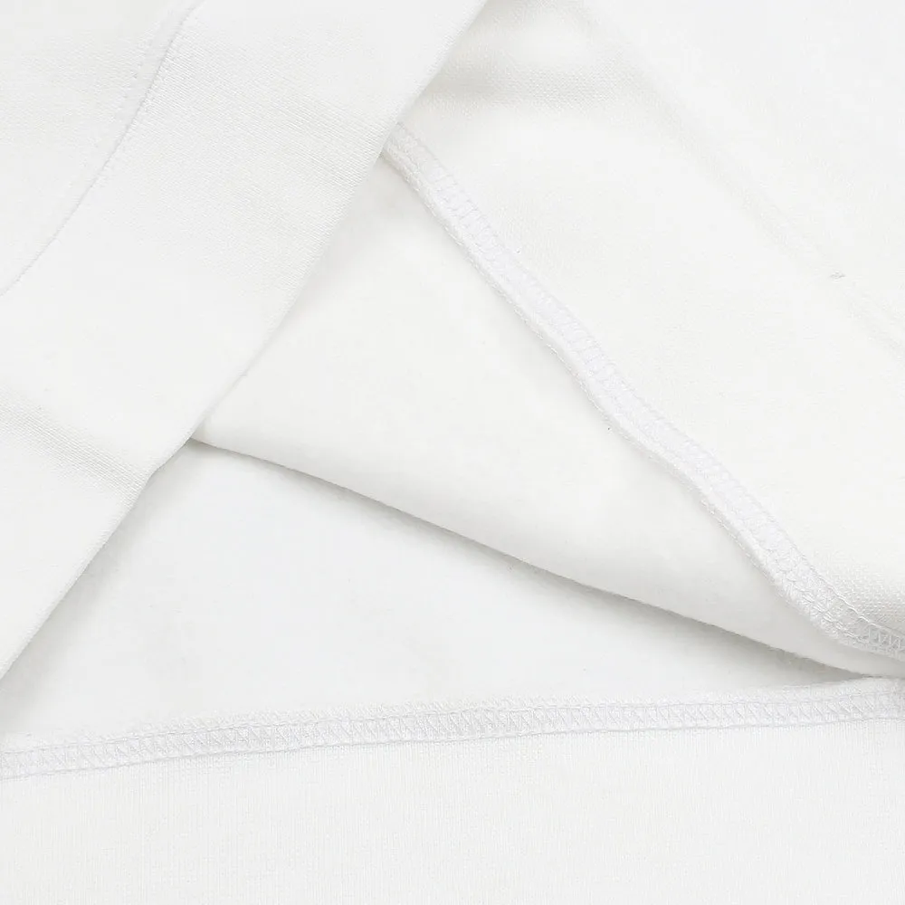 Young L.A Embroidered White Sweatshirt
