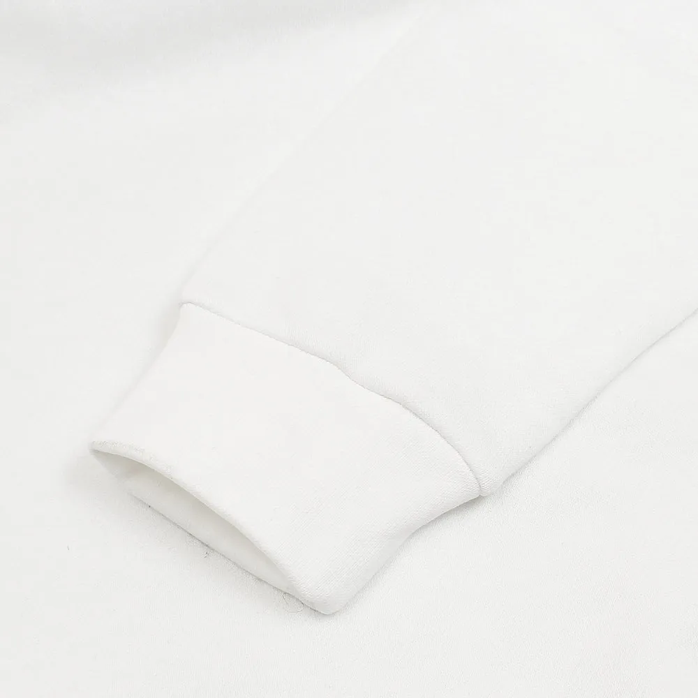 Young L.A Embroidered White Sweatshirt